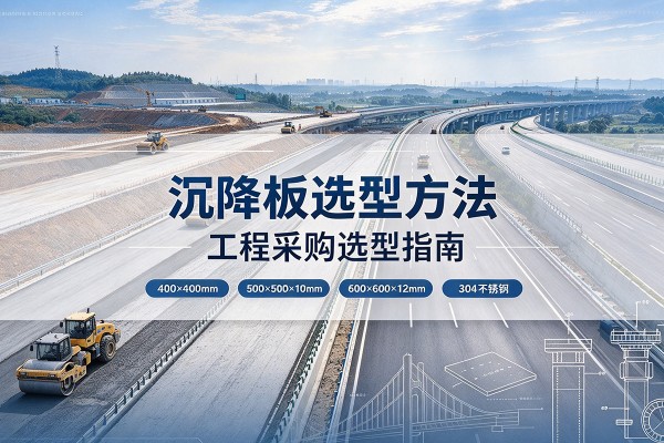 金秀沉降板选择方法