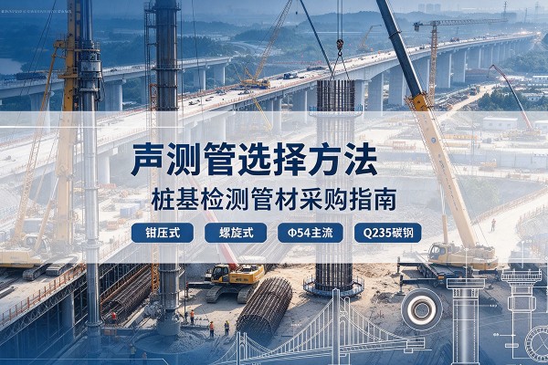 金秀声测管选型标准