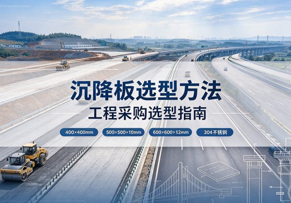 金秀沉降板选择方法